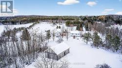 Aerial from back of property looking East -