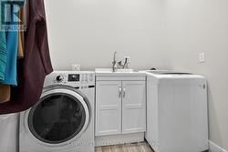 Main floor laundry area -