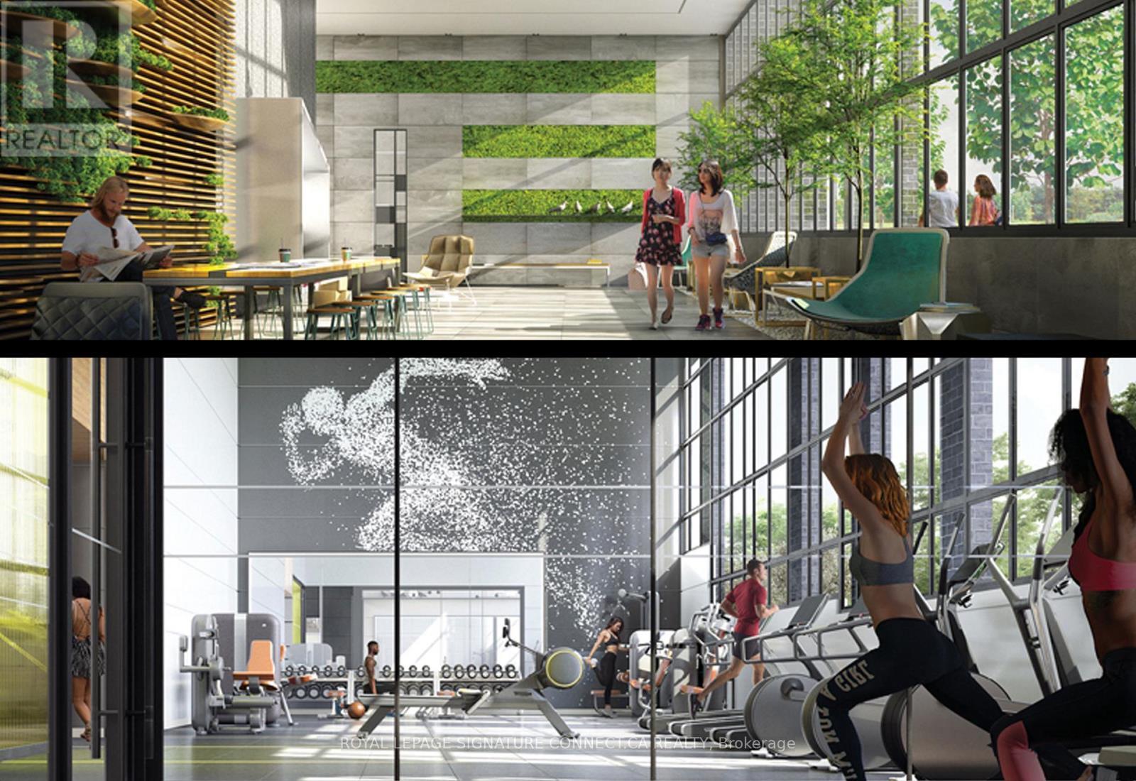 620 - 50 George Butchart Drive, Toronto, ON - Indoor Photo Showing Gym Room