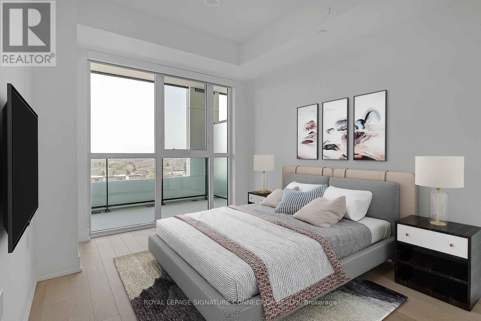 620 - 50 George Butchart Drive, Toronto, ON - Indoor Photo Showing Bedroom