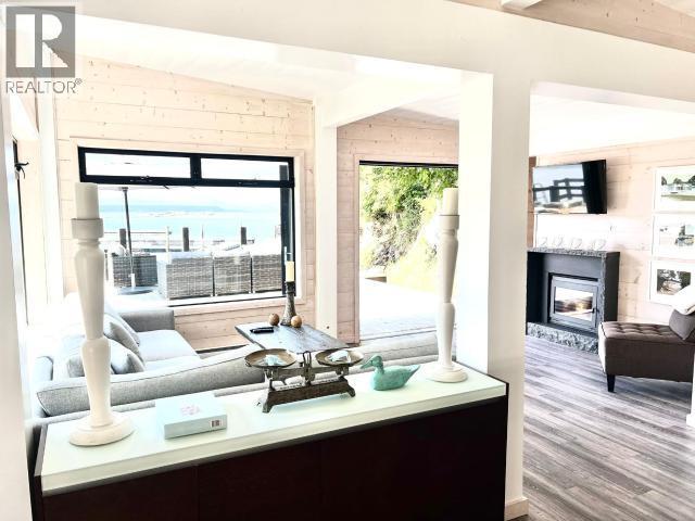 Lot 3 & 4 Sharpes Bay Road, Powell River, BC - Indoor Photo Showing Other Room With Fireplace