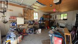 Inside one garage -