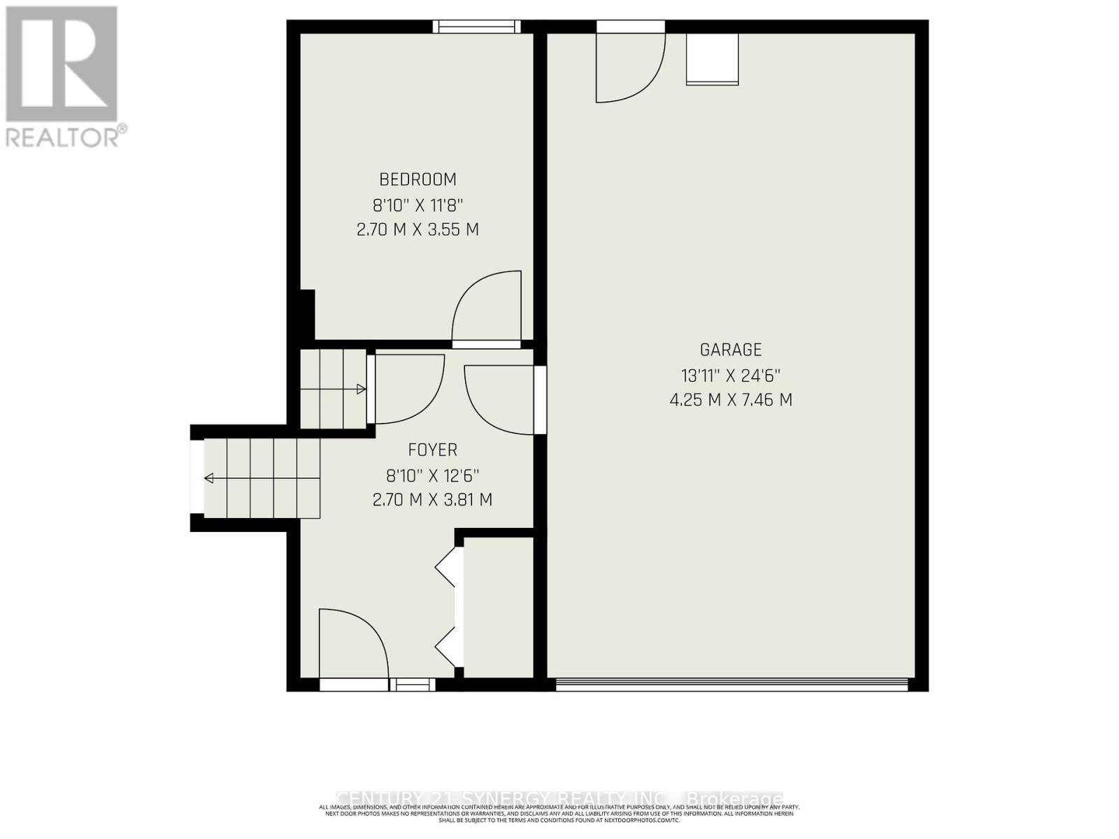 Ground level floor plan. - 1350 Linden Crescent, Brockville, ON - Other
