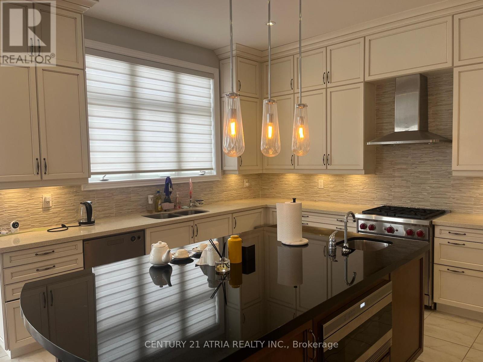 48 Stollery Pond Crescent, Markham, ON - Indoor Photo Showing Kitchen With Double Sink With Upgraded Kitchen