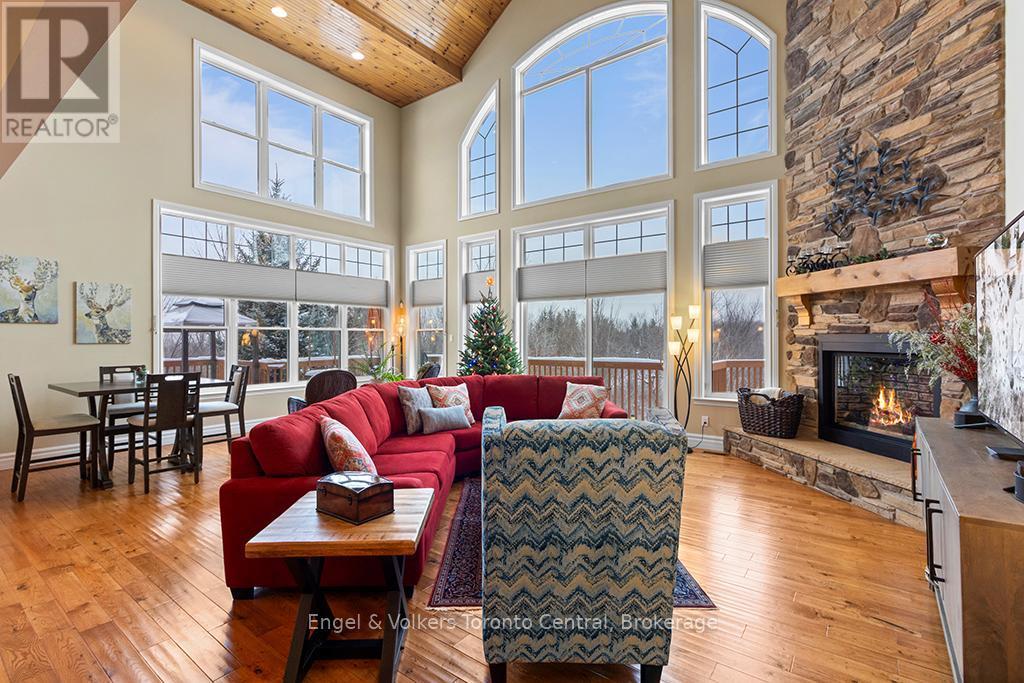 193 Alta Road, Blue Mountains, ON - Indoor Photo Showing Living Room With Fireplace