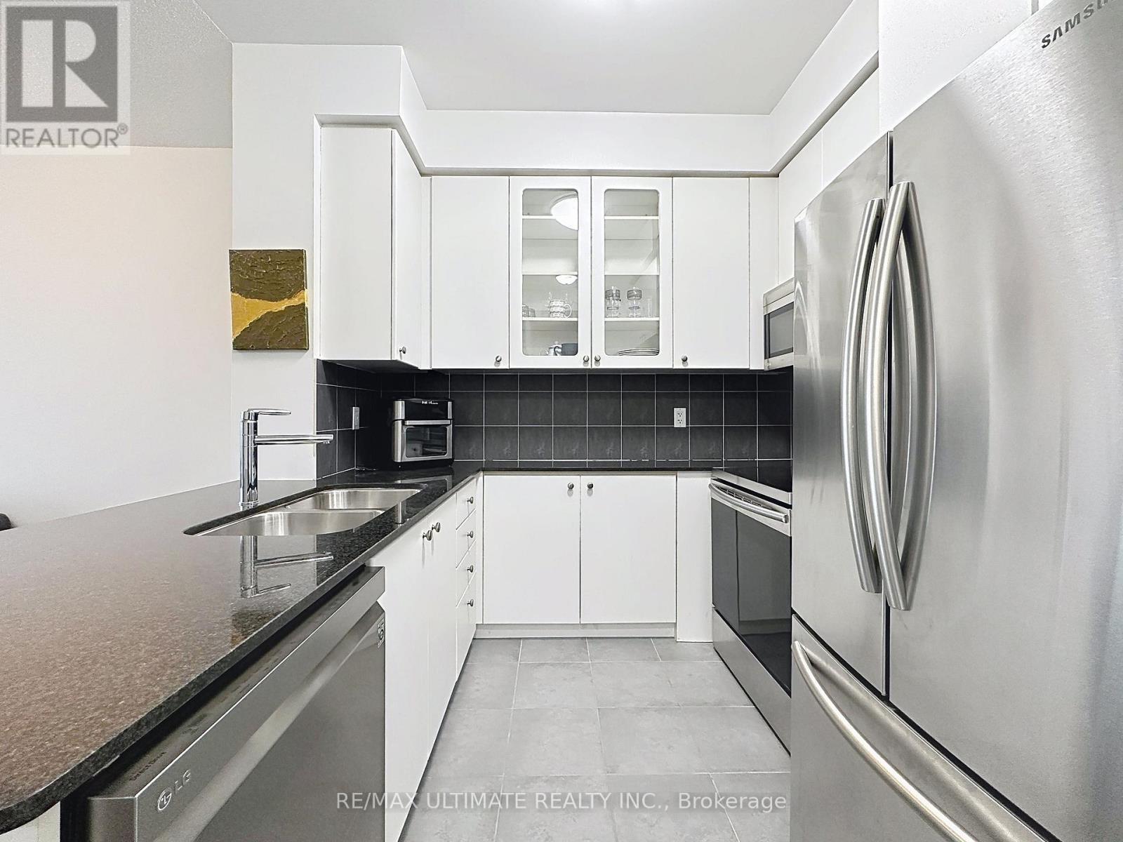 2411 - 235 Sherway Gardens Road, Toronto, ON - Indoor Photo Showing Kitchen With Double Sink