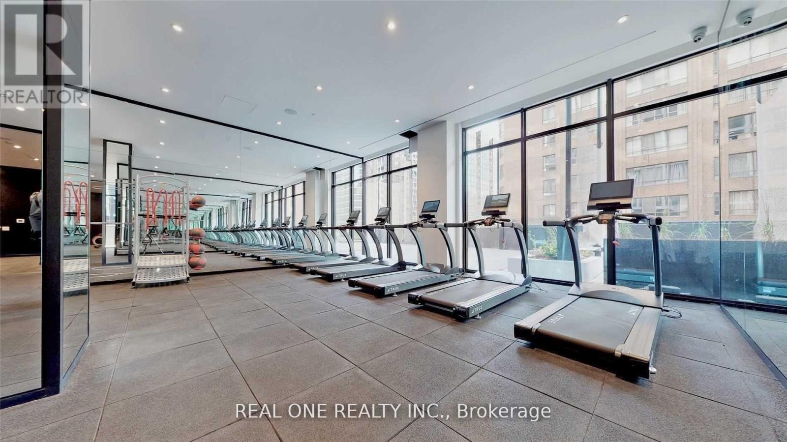 2803 - 20 Edward Street, Toronto, ON - Indoor Photo Showing Gym Room