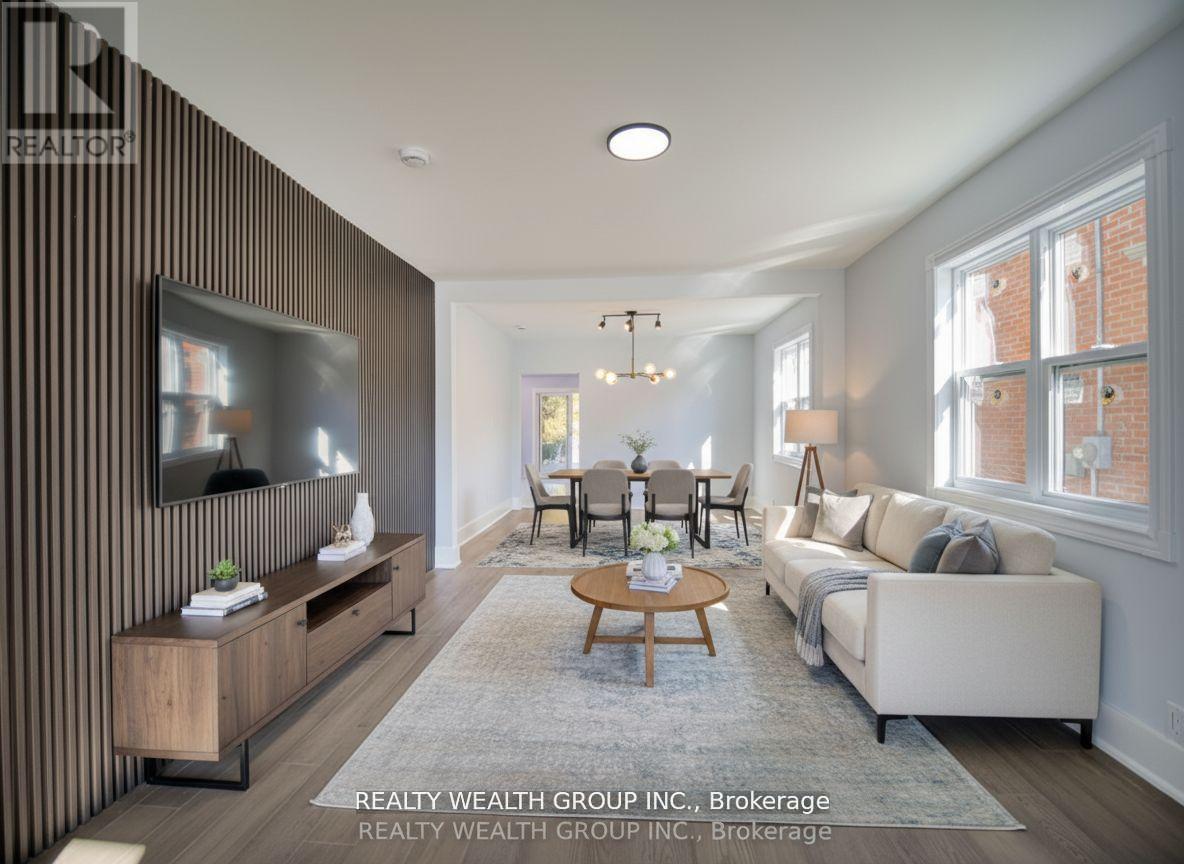 ENHANCED AND VIRTUALLY STAGED BY AI - 47 Preston Street, Toronto, ON - Indoor Photo Showing Living Room