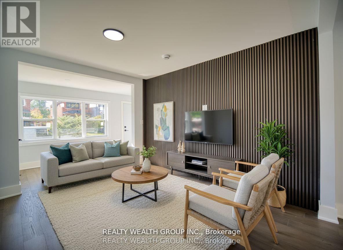 ENHANCED AND VIRTUALLY STAGED BY AI - 47 Preston Street, Toronto, ON - Indoor Photo Showing Living Room