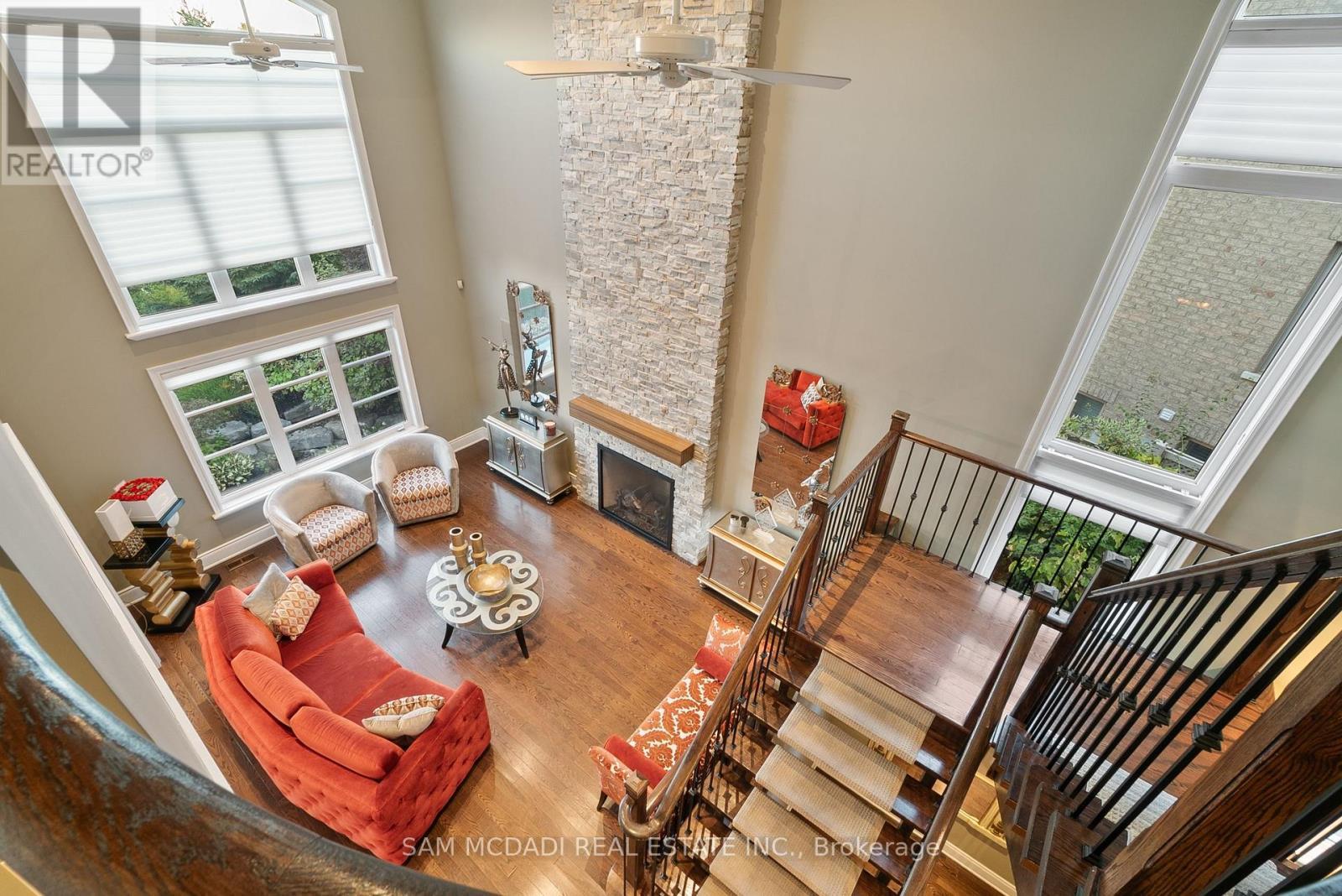 1220 Milna Drive, Oakville, ON - Indoor Photo Showing Other Room With Fireplace