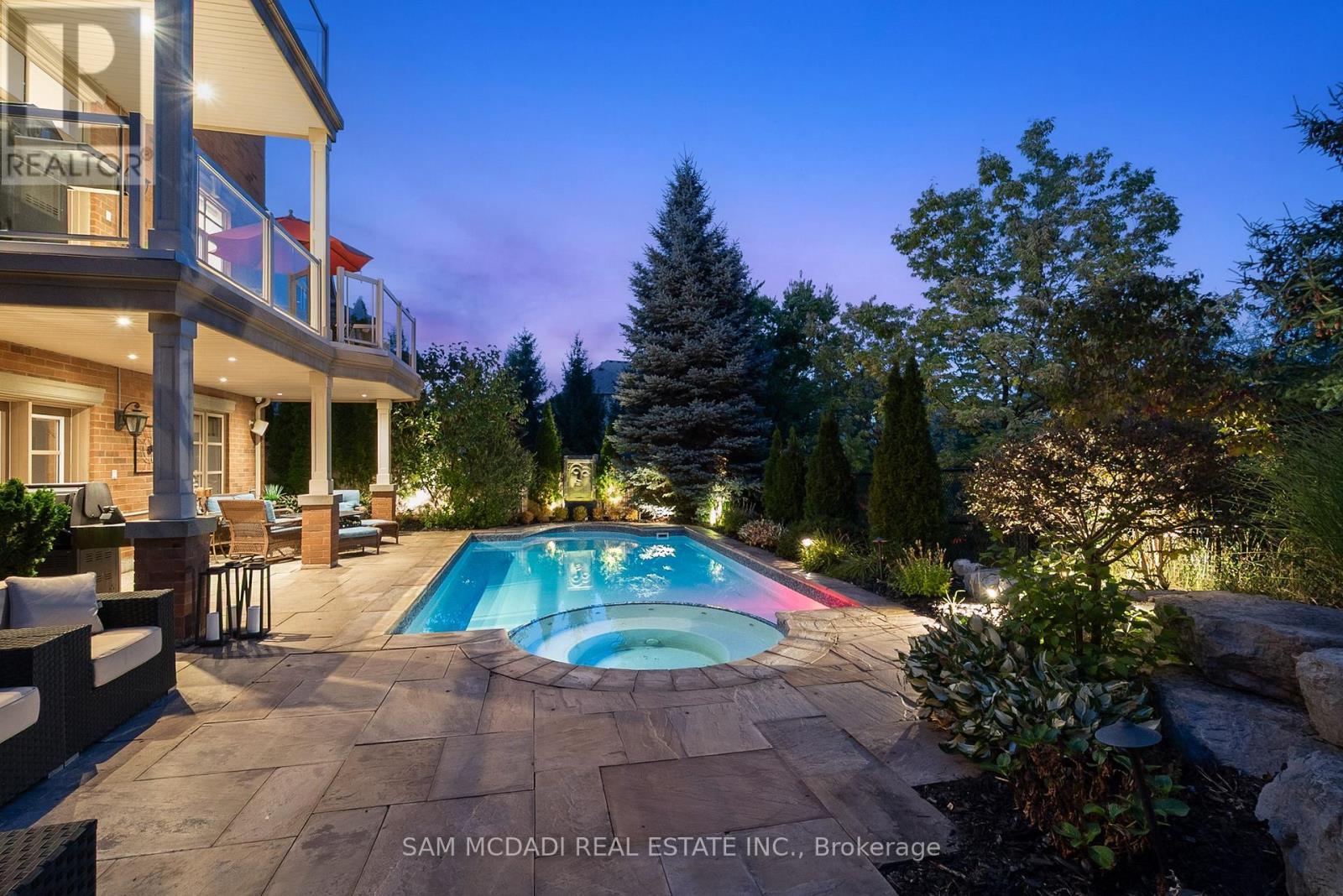 1220 Milna Drive, Oakville, ON - Outdoor With In Ground Pool With Deck Patio Veranda