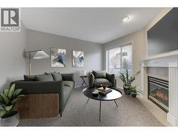 Virtually Staged Family Room -