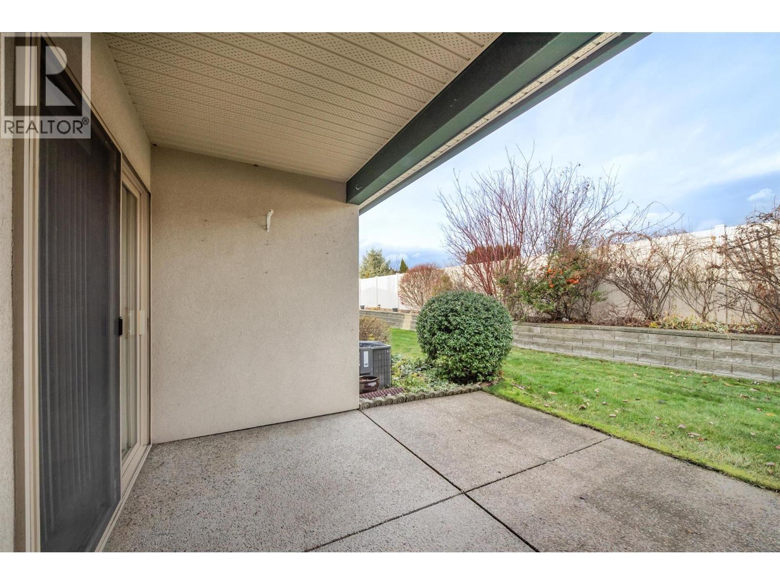 Back Patio - 2330 Butt Road Unit# 458, West Kelowna, BC - Outdoor With Exterior