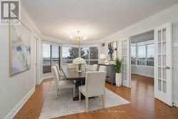 Virtually staged dining rm -