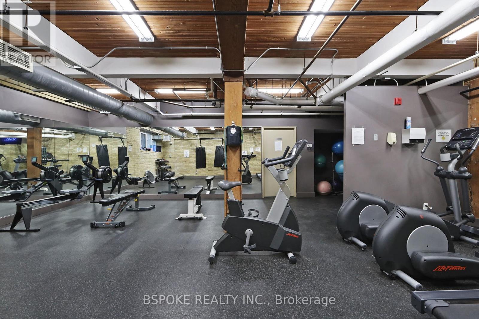 227 - 955 Queen Street W, Toronto, ON - Indoor Photo Showing Gym Room