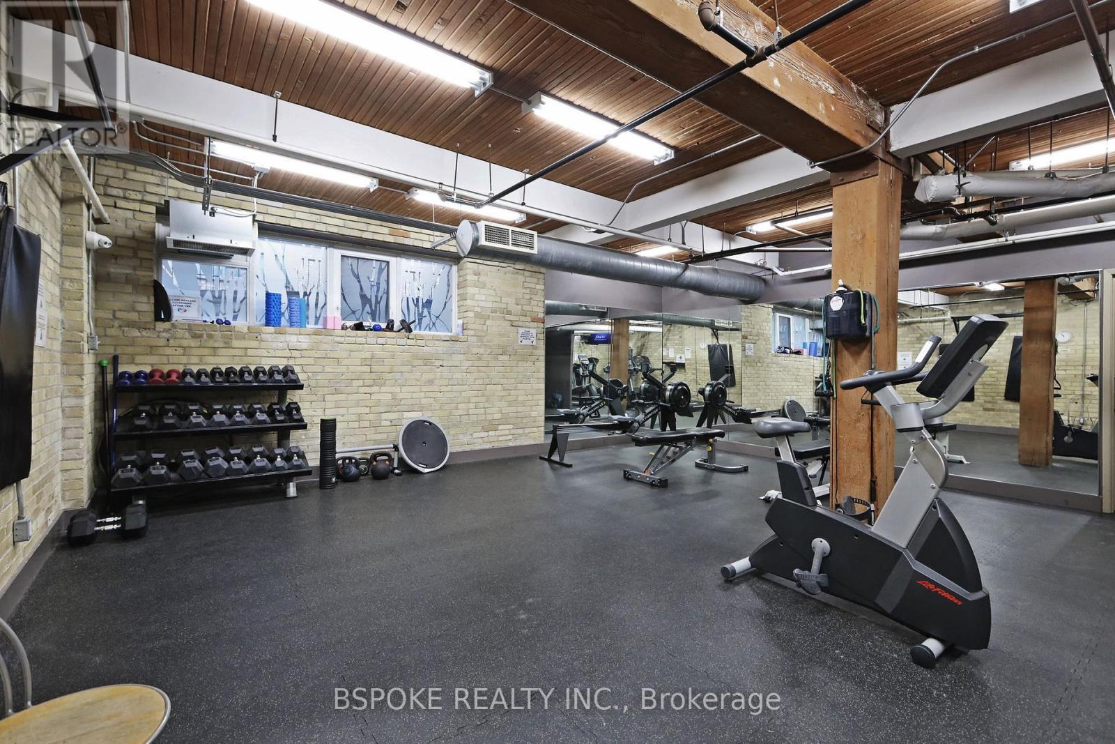 227 - 955 Queen Street W, Toronto, ON - Indoor Photo Showing Gym Room