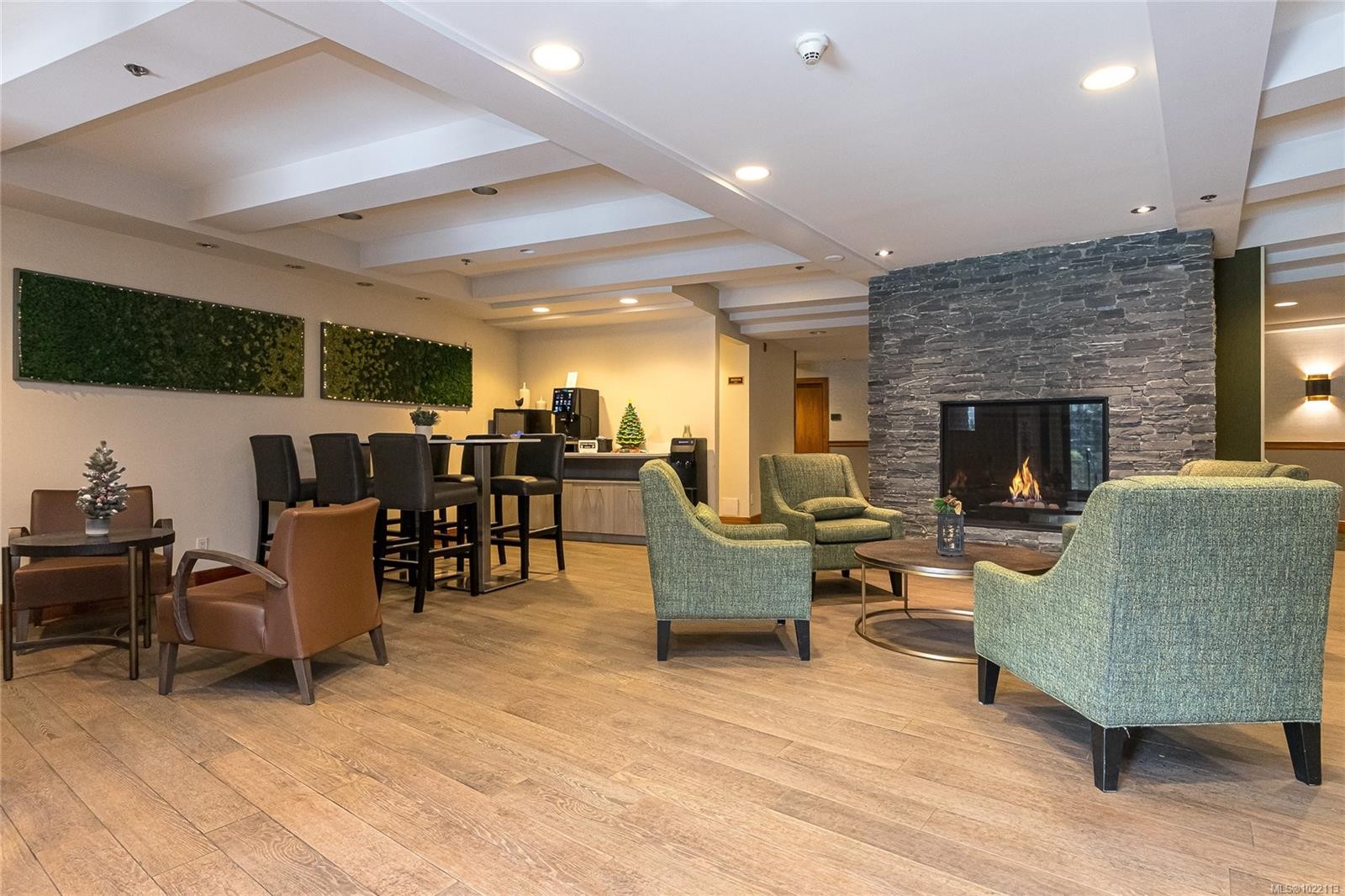 113/115B-1376 Lynburne Pl, Langford, BC - Indoor With Fireplace