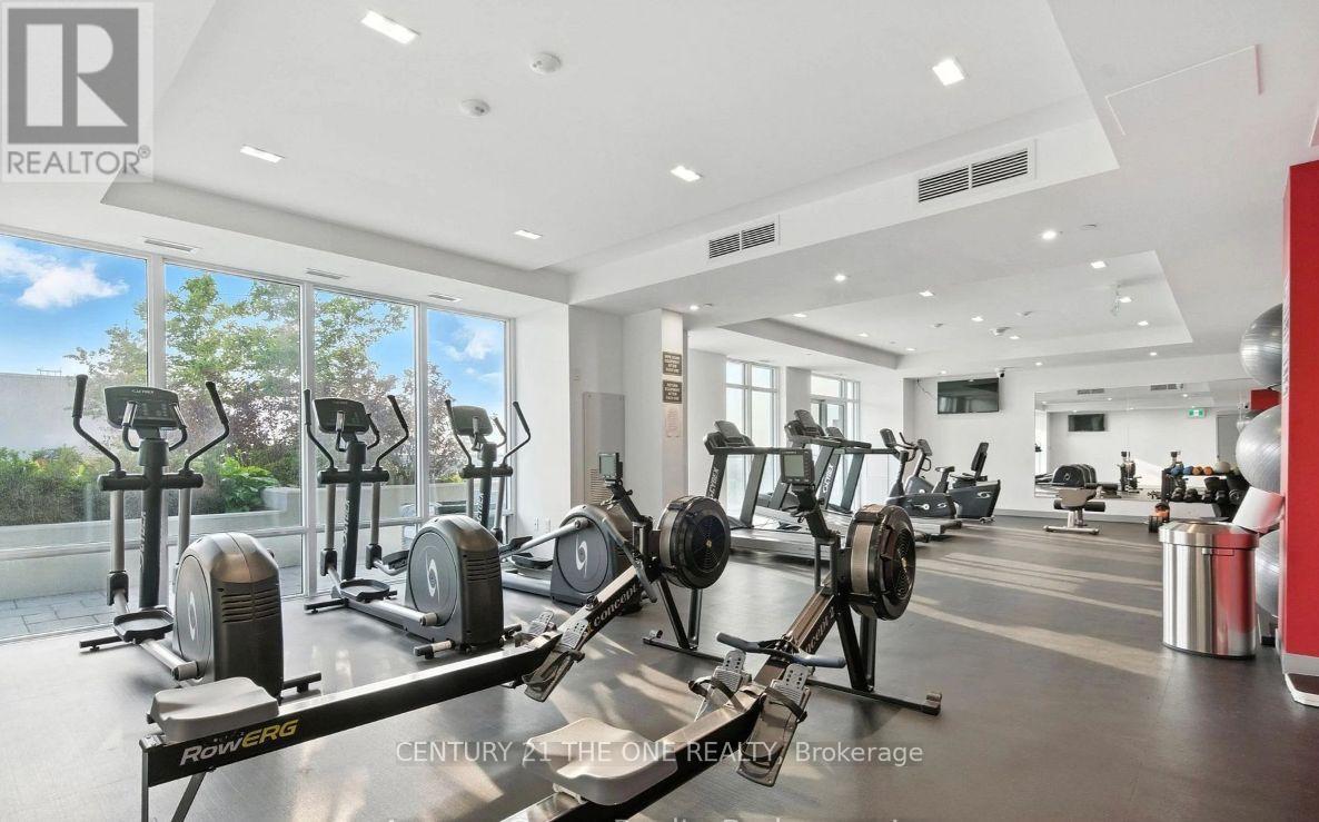 Gym - 419 - 3220 Sheppard Avenue E, Toronto, ON - Indoor Photo Showing Gym Room
