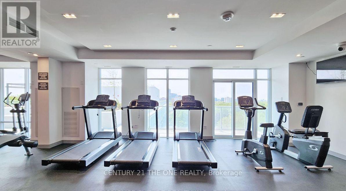Gym - 419 - 3220 Sheppard Avenue E, Toronto, ON - Indoor Photo Showing Gym Room