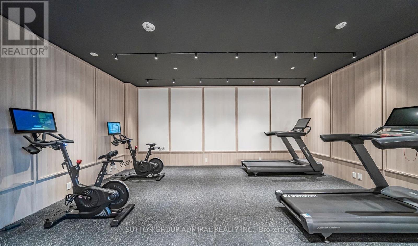 1204 - 3071 Trafalgar Road, Oakville, ON - Indoor Photo Showing Gym Room