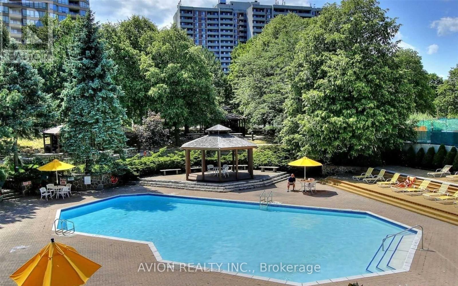 1713 - 55 Bamburgh Circle, Toronto, ON - Outdoor With In Ground Pool With Backyard