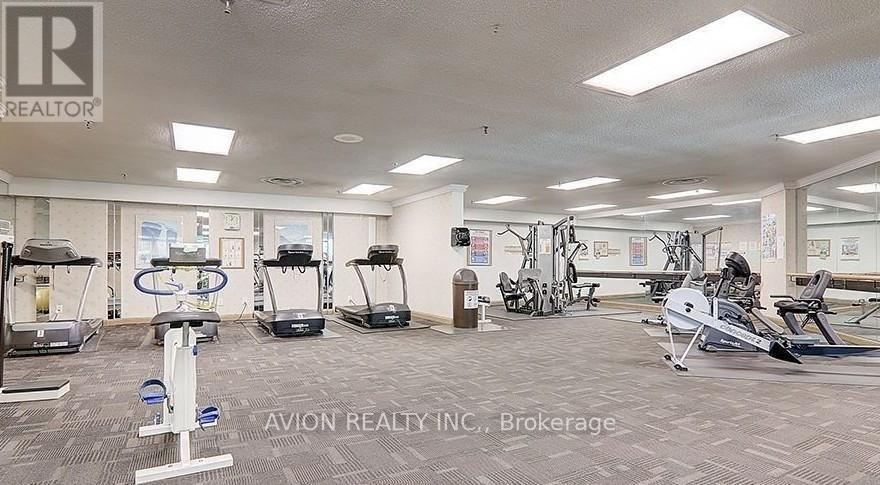 1713 - 55 Bamburgh Circle, Toronto, ON - Indoor Photo Showing Gym Room