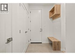 mud room with storage closets -