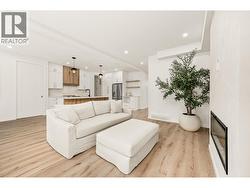 open plan with kitchen -