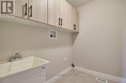 cabinetry in main floor laundry -