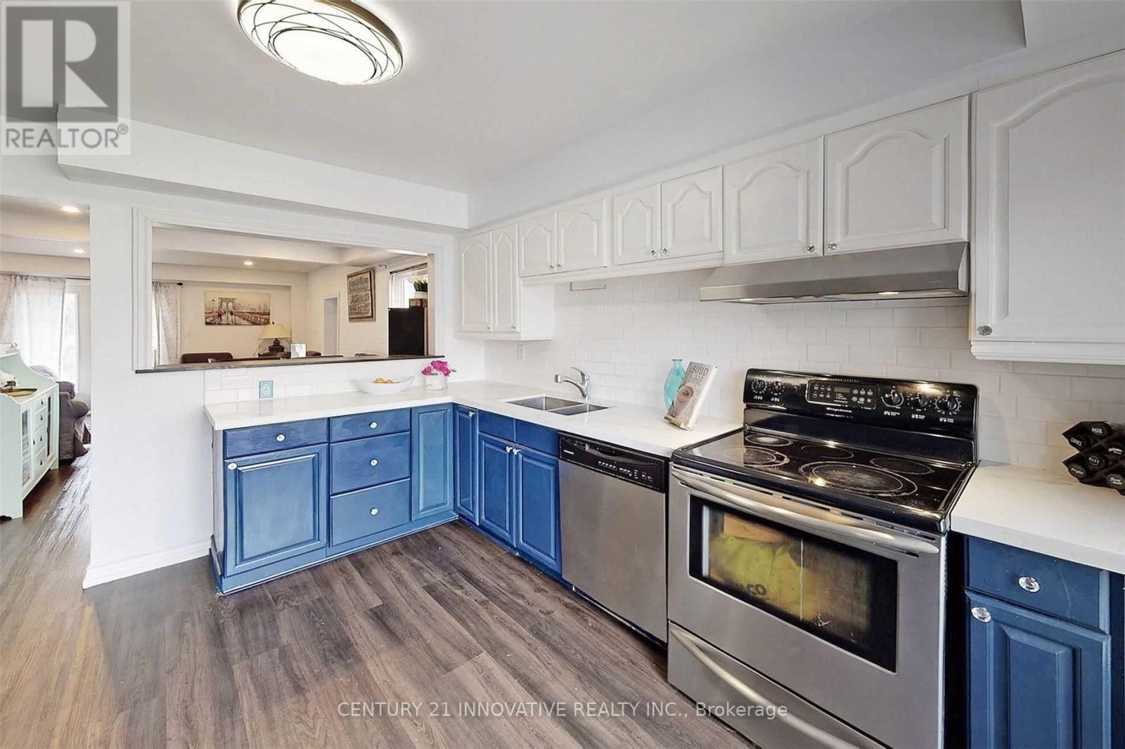 77 Glovers Road, Oshawa, ON - Indoor Photo Showing Kitchen With Double Sink