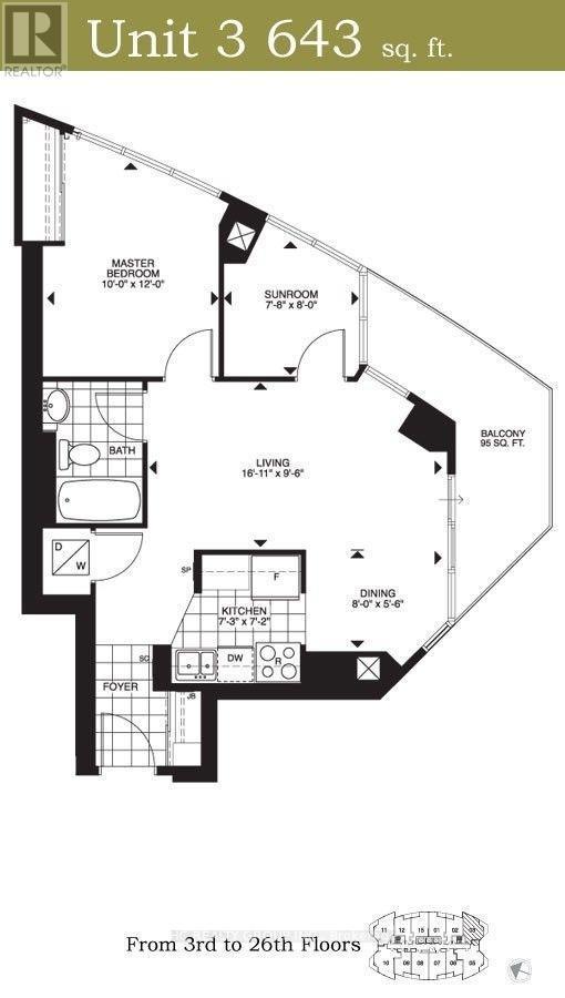 Floor Plan - 503 - 18 Holmes Avenue, Toronto, ON - Other