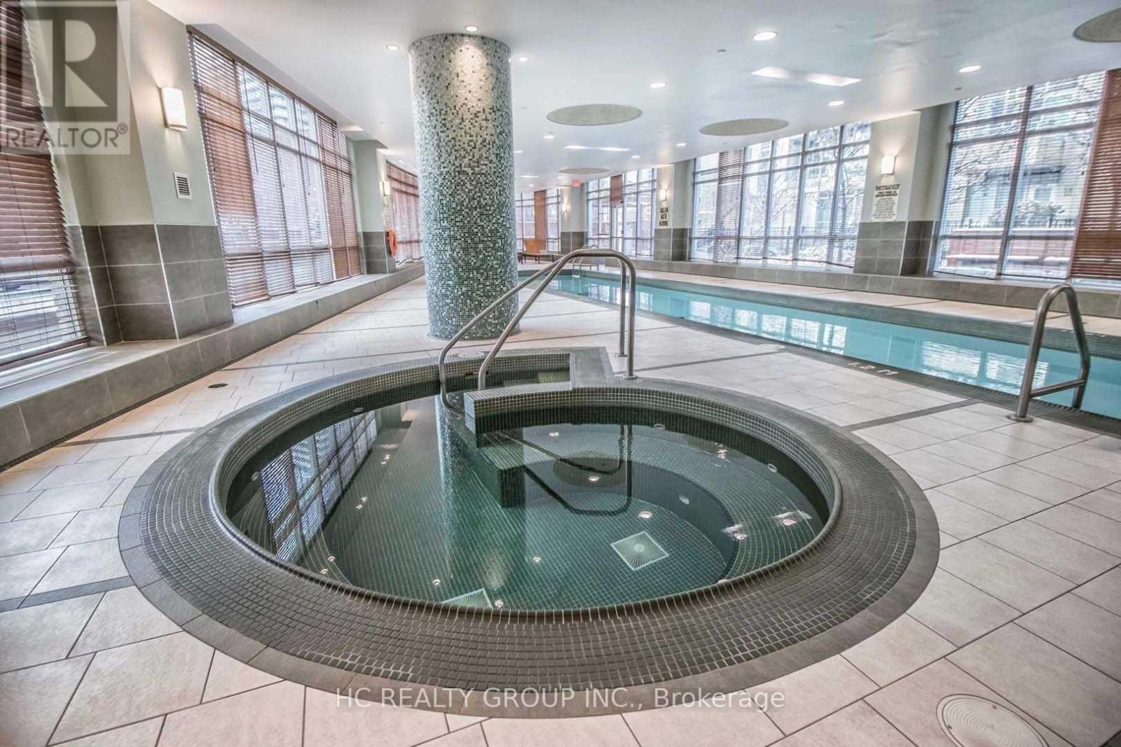 Swimming Pool - 503 - 18 Holmes Avenue, Toronto, ON - Indoor Photo Showing Other Room With In Ground Pool