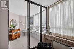 A bright work-from-home nook -