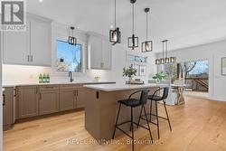 Kitchen looking into dining area -