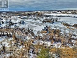 High rear drone view -