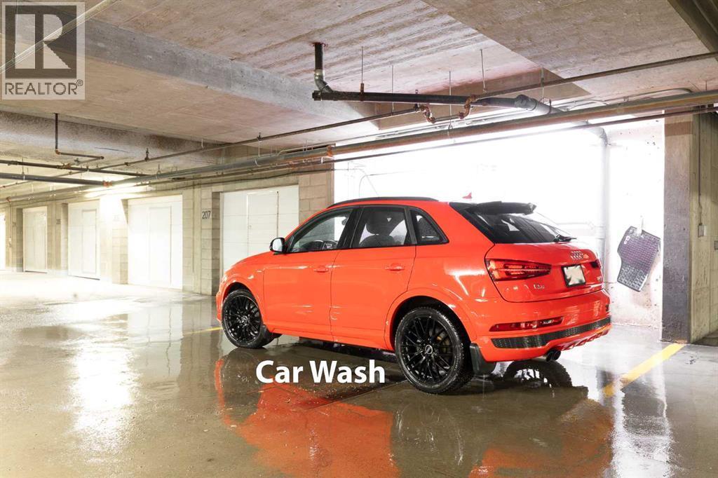 205, 59 22 Avenue Sw, Calgary, AB - Indoor Photo Showing Garage