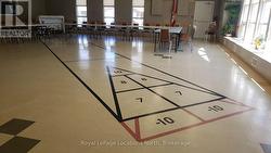 Indoor Shuffleboard court at the clubhouse -