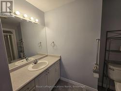 Large vanity in ensuite bathroom -