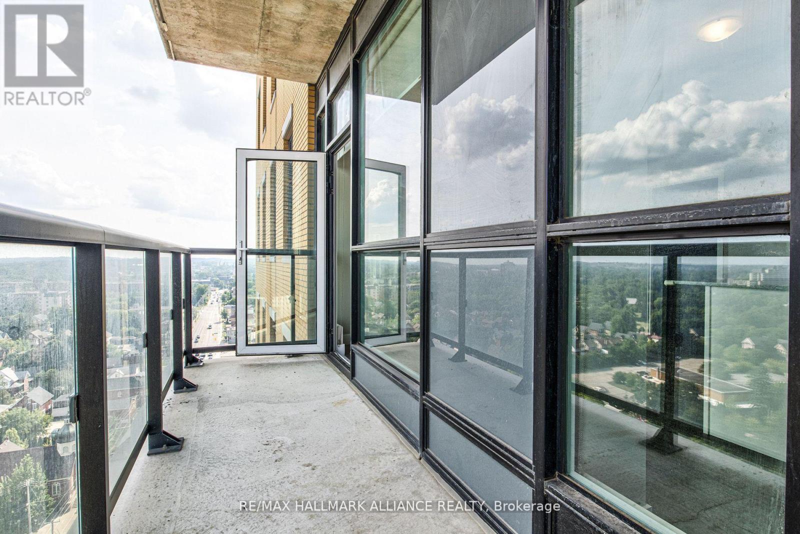 1508 - 100 Garment Street, Kitchener, ON - Outdoor With Balcony With Exterior