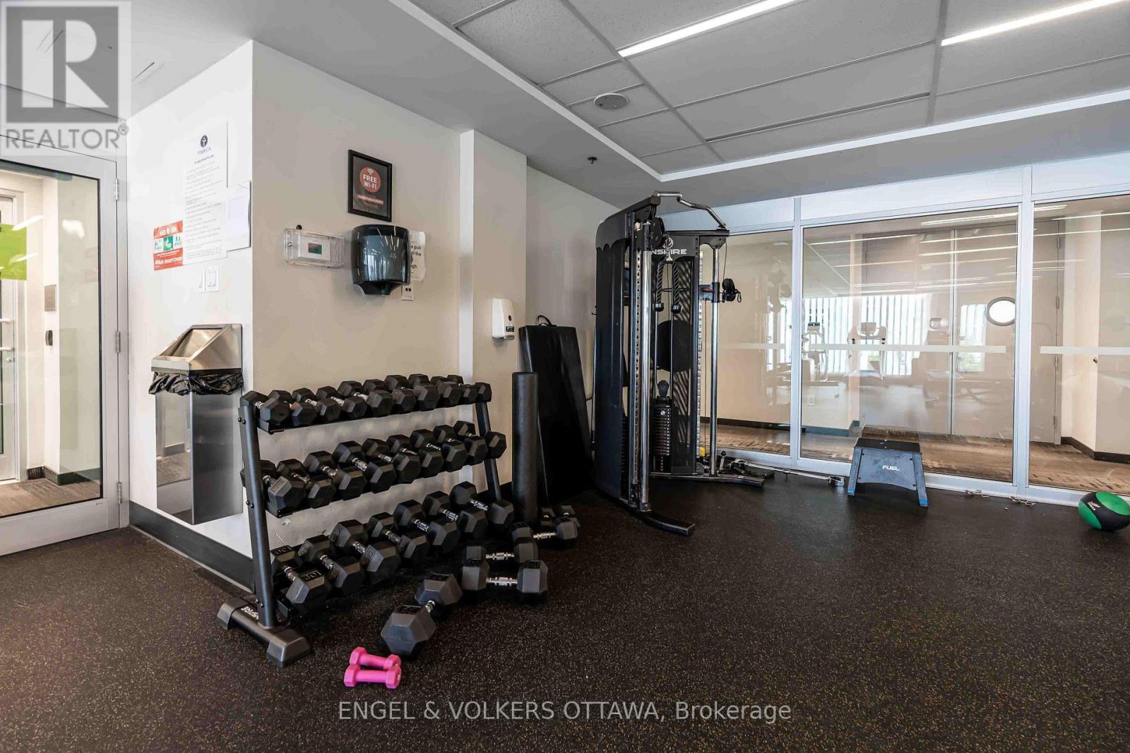 218 - 197 Lisgar Street, Ottawa, ON - Indoor Photo Showing Gym Room