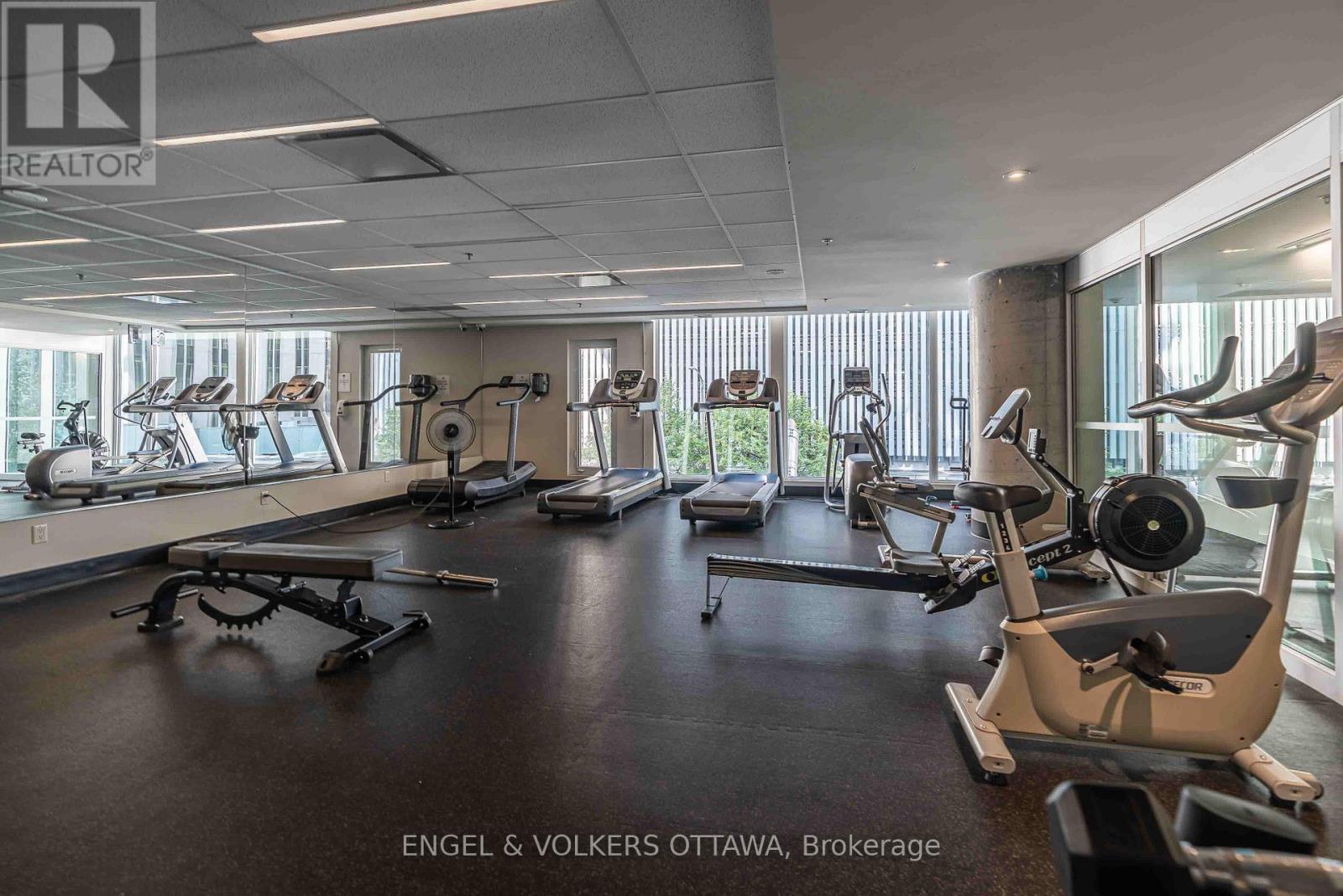 218 - 197 Lisgar Street, Ottawa, ON - Indoor Photo Showing Gym Room