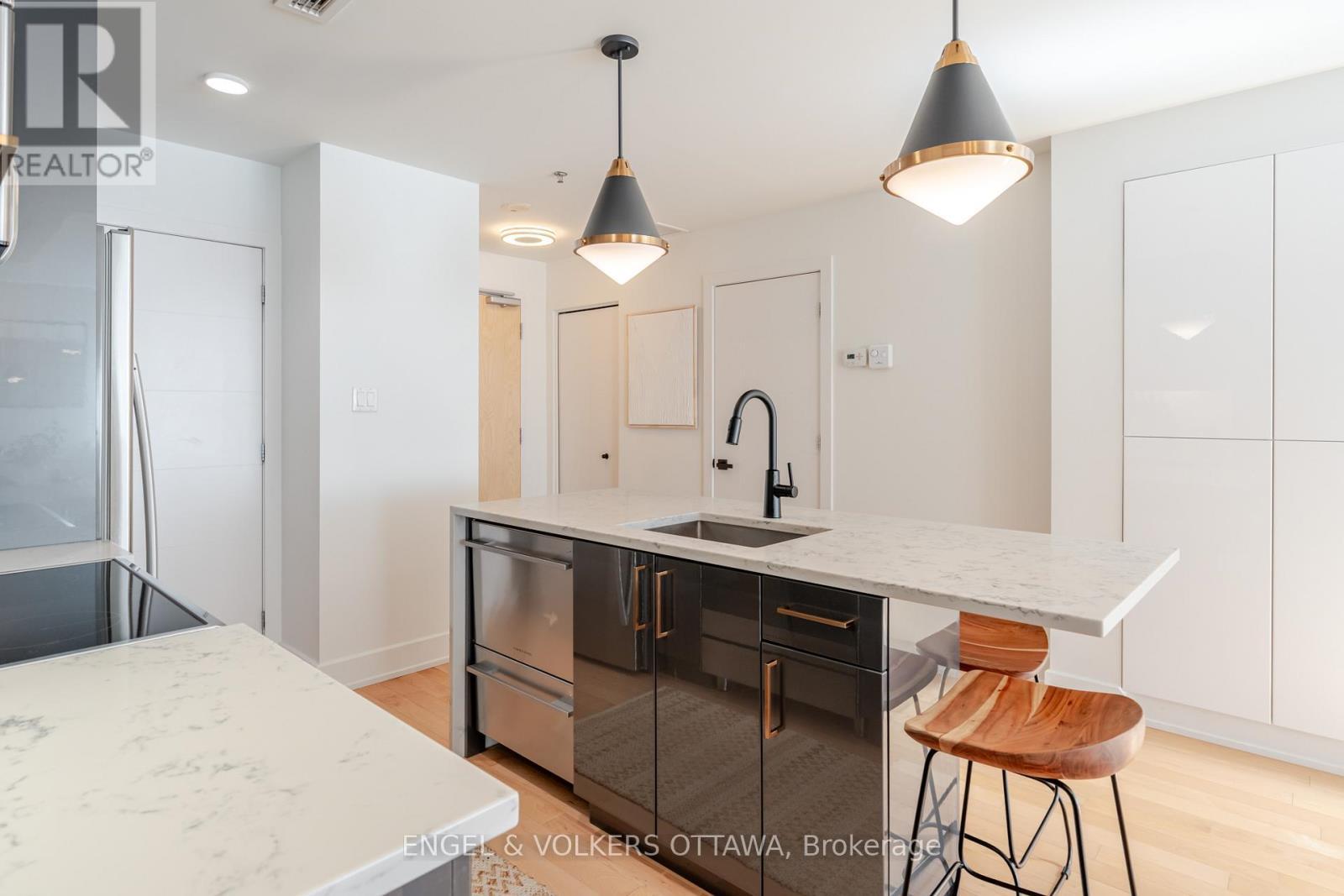 218 - 197 Lisgar Street, Ottawa, ON - Indoor Photo Showing Kitchen With Upgraded Kitchen