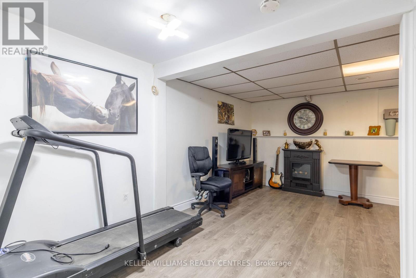 66 Chaucer Crescent, Barrie, ON - Indoor With Fireplace