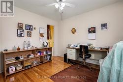 Bedroom with cheater door -