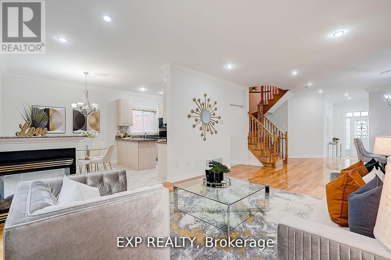 12 Tormina Court, Markham, ON - Indoor Photo Showing Living Room With Fireplace