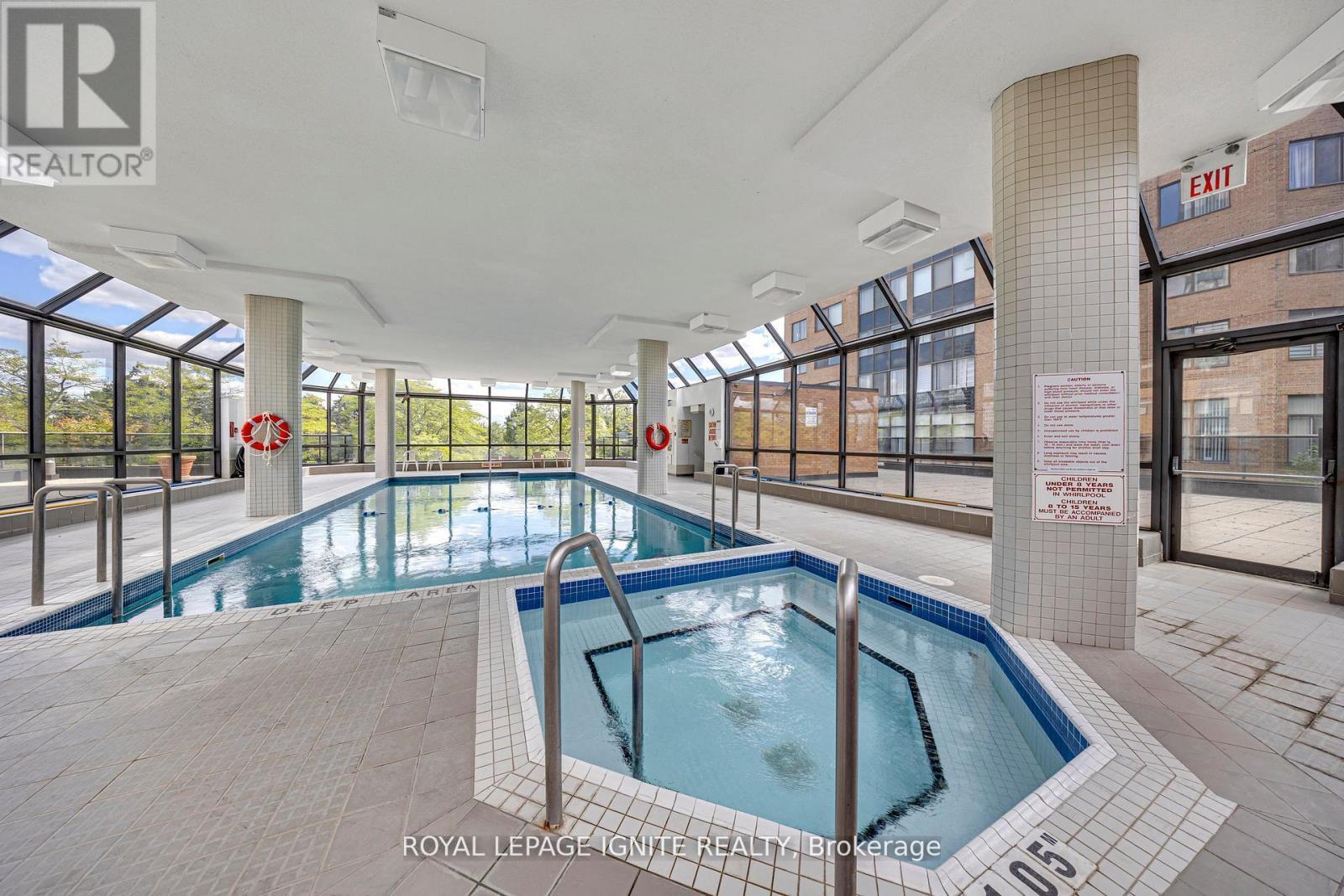 215 - 88 Alton Towers Circle, Toronto, ON - Indoor Photo Showing Other Room With In Ground Pool