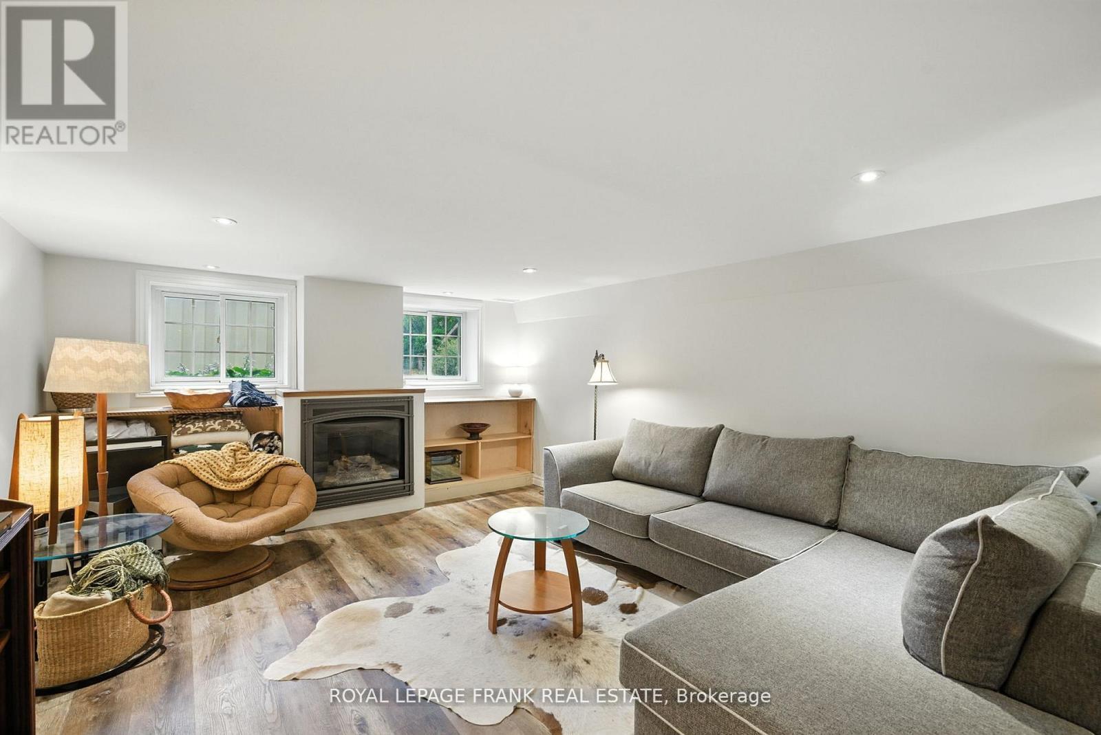 402 Eldon Road, Kawartha Lakes (Little Britain), ON - Indoor Photo Showing Living Room With Fireplace