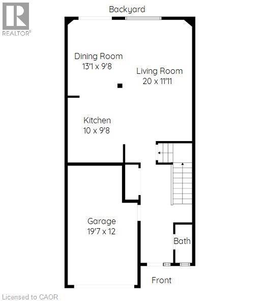 View of property floor plan - 1245 Stephenson Drive Unit# 20, Burlington, ON