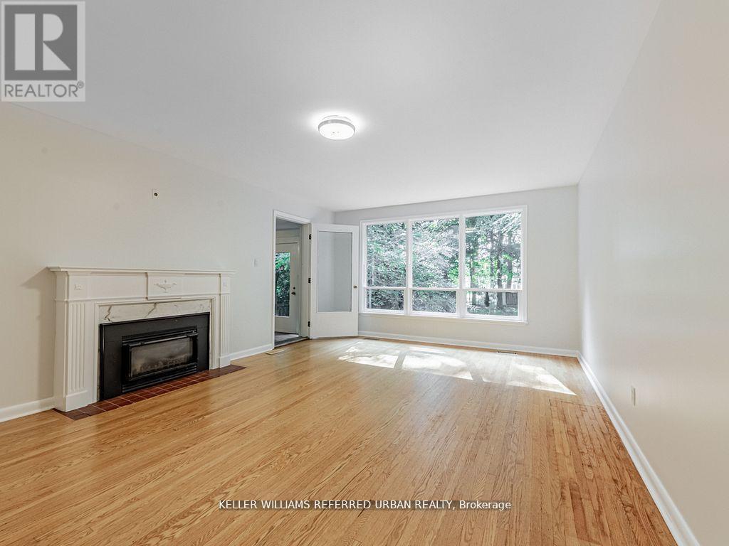 15 York Valley Crescent, Toronto, ON - Indoor Photo Showing Living Room With Fireplace