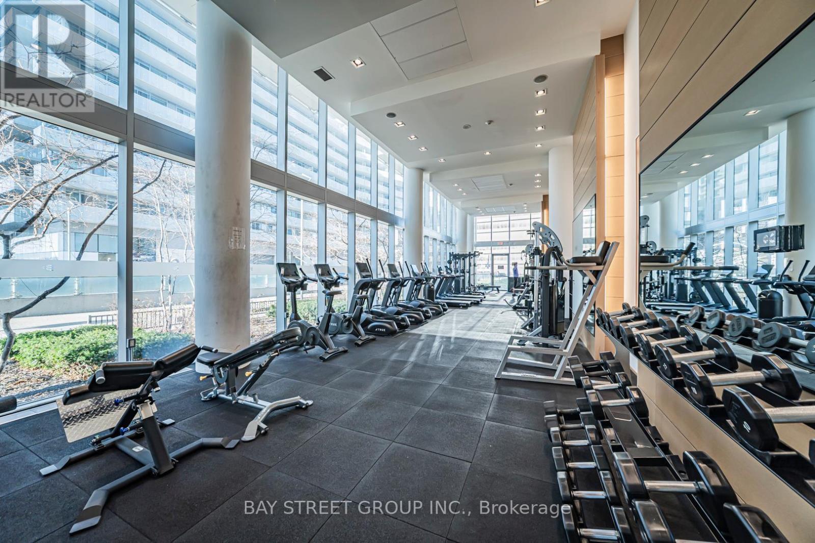 319 - 29 Queens Quay E, Toronto, ON - Indoor Photo Showing Gym Room